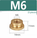 GB806 Brass Knurled Thumb Nut Copper Step Hand Tighten M3–M10
