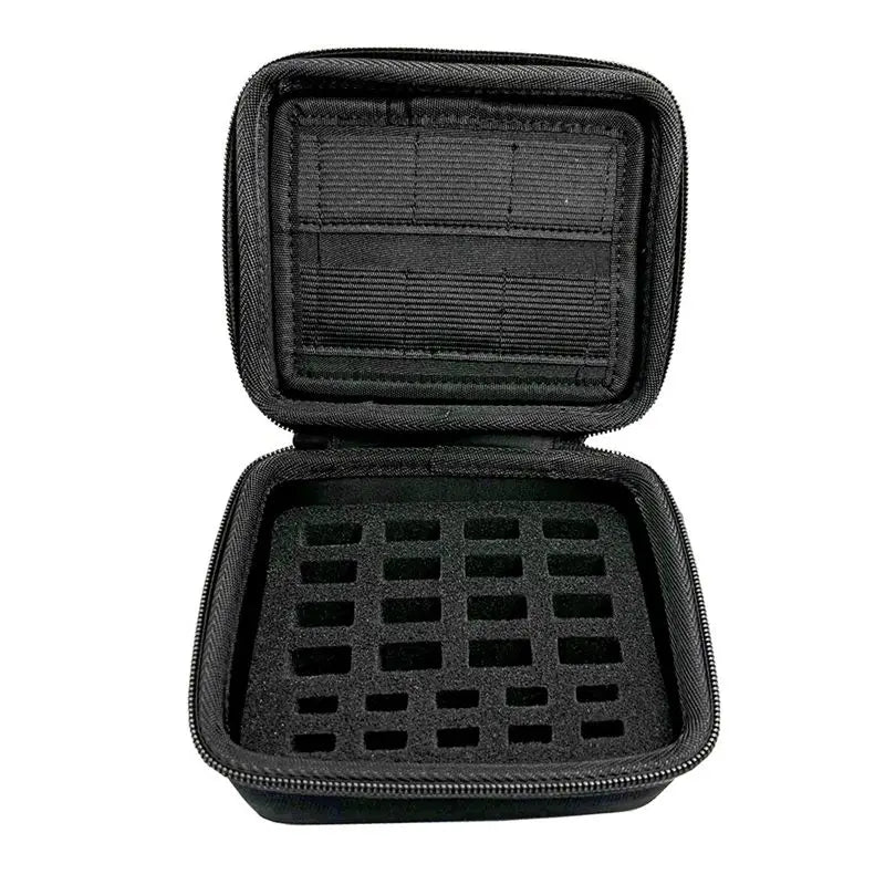 Large Capacity USB & SD Card Storage Organizer Box – Black