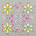 Glitter Crystal Face Jewel Stickers – Rhinestone Party Decals