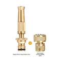 Brass Garden Hose Spray Nozzle – High Pressure Adjustable Flow