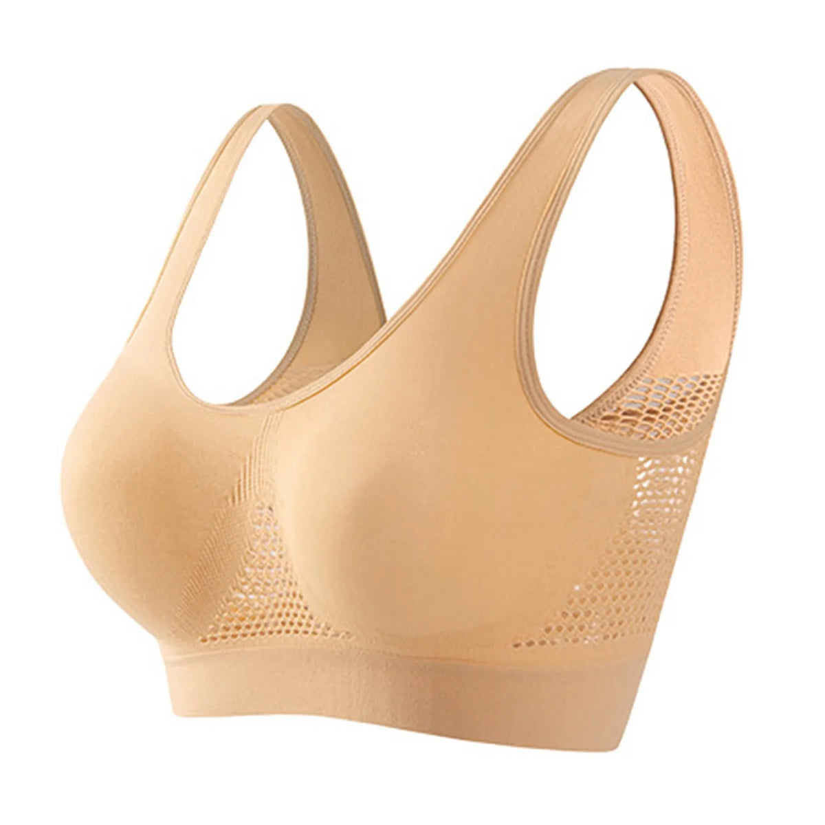 Women's Seamless Breathable Sports Bra – Removable Padded