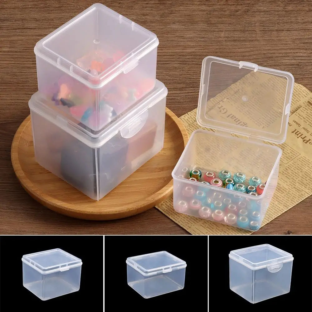 Clear Plastic Storage Box with Lid – Multi-Purpose Container