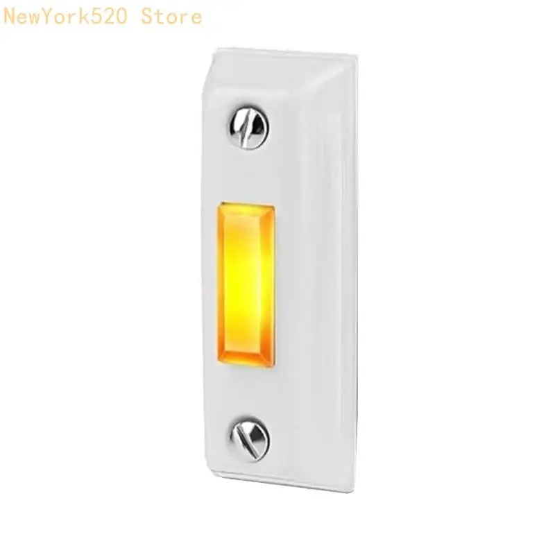 Weather-Resistant Lighted Doorbell Push Button – Brick & Stucco