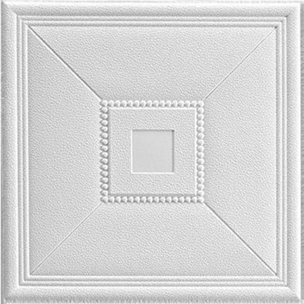 3D Brick Peel & Stick Foam Wall Panels 35×35cm Self-Adhesive