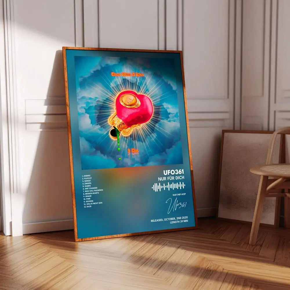 Ufo361 Music Album Cover Poster – Canvas Print Wall Art Decor