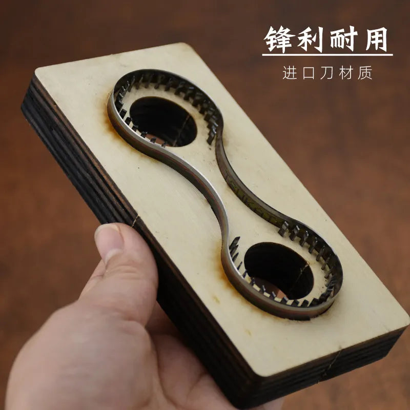 DIY Leather Die Cutting Tool – Key Ring, Bookmark & Gear Shapes