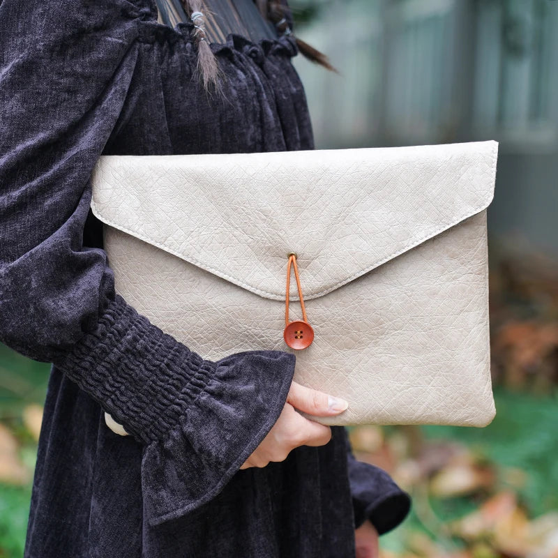 Vintage Envelope Laptop Sleeve for MacBook 13–16 Inch
