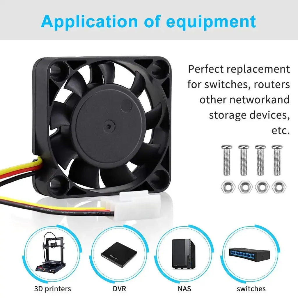 5V Silent Brushless Cooling Fan 40/50/60mm 2-Pin CPU PC
