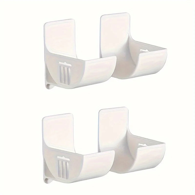 4-Pack No-Drill Over-Door Cabinet Organizer Storage Rack
