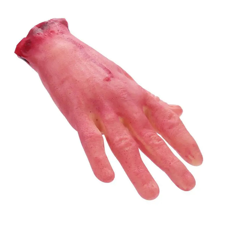 6-Pack Fake Severed Hand Halloween Props – Life Size Latex