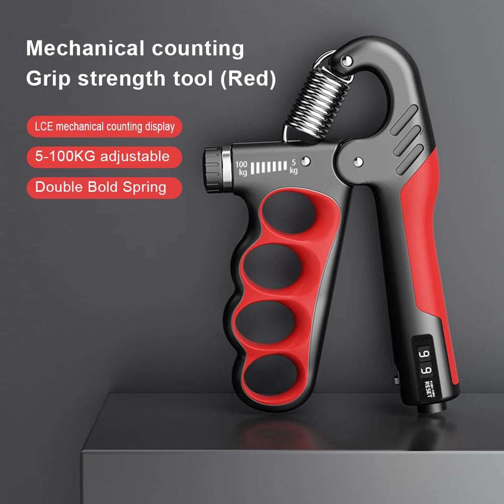 VIBE Hand Gripper 5–100kg Adjustable Grip Strength Trainer