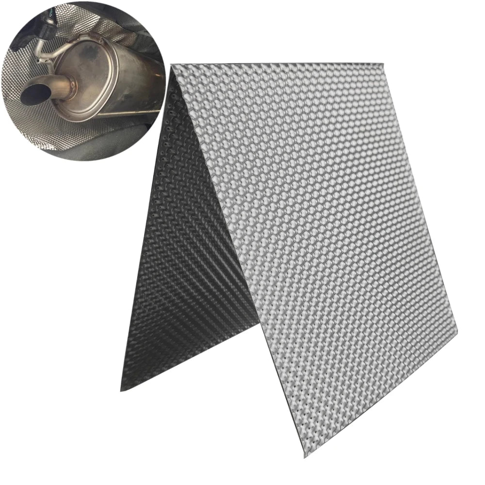 Embossed Aluminum Heat Shield – Exhaust, Engine & Chassis