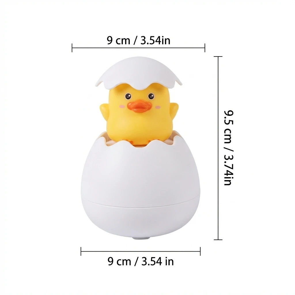 Baby Dinosaur Egg Bath Toy – Silicone Water Spray Squirt Toy