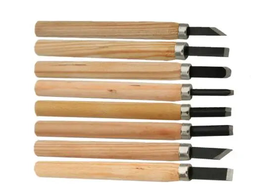 Wood Carving Chisels Set 8/12Pcs – DIY Woodworking Gouges