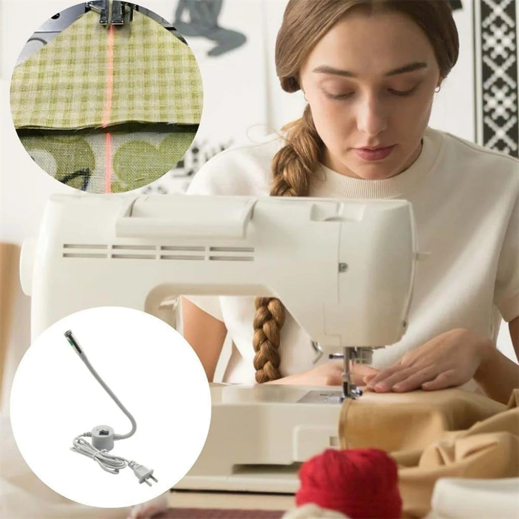 LED Sewing Machine Light – Flexible Magnetic Base Work Lamp