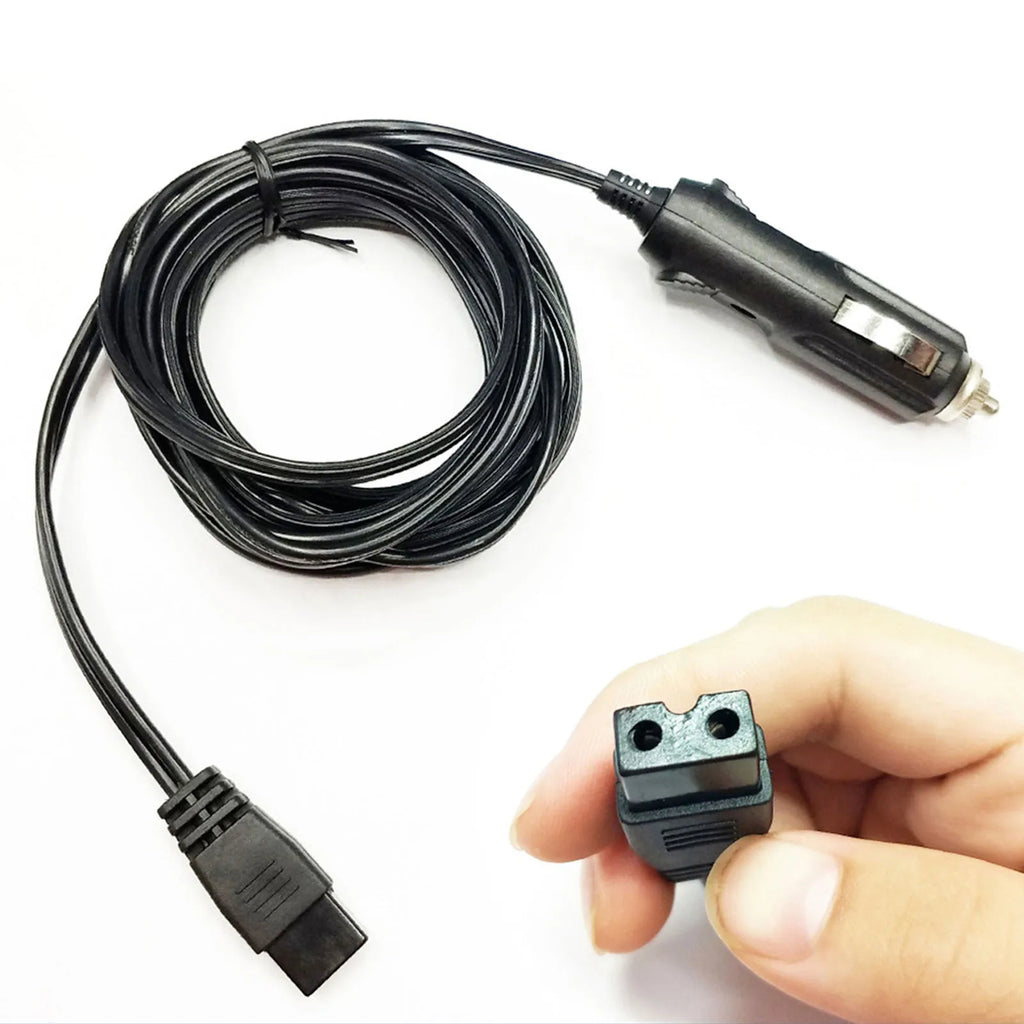 12V Car Refrigerator Power Cord 2M Universal Fridge Cable