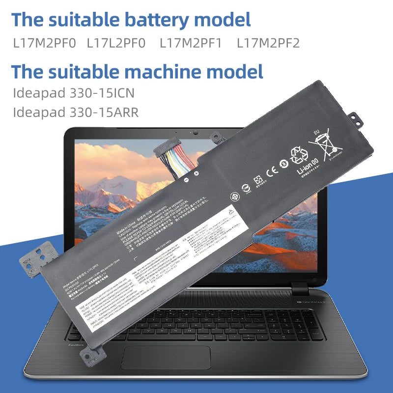 Lenovo IdeaPad 330 Battery L17L2PF0 L17M2PF0 7.6V 4610mAh