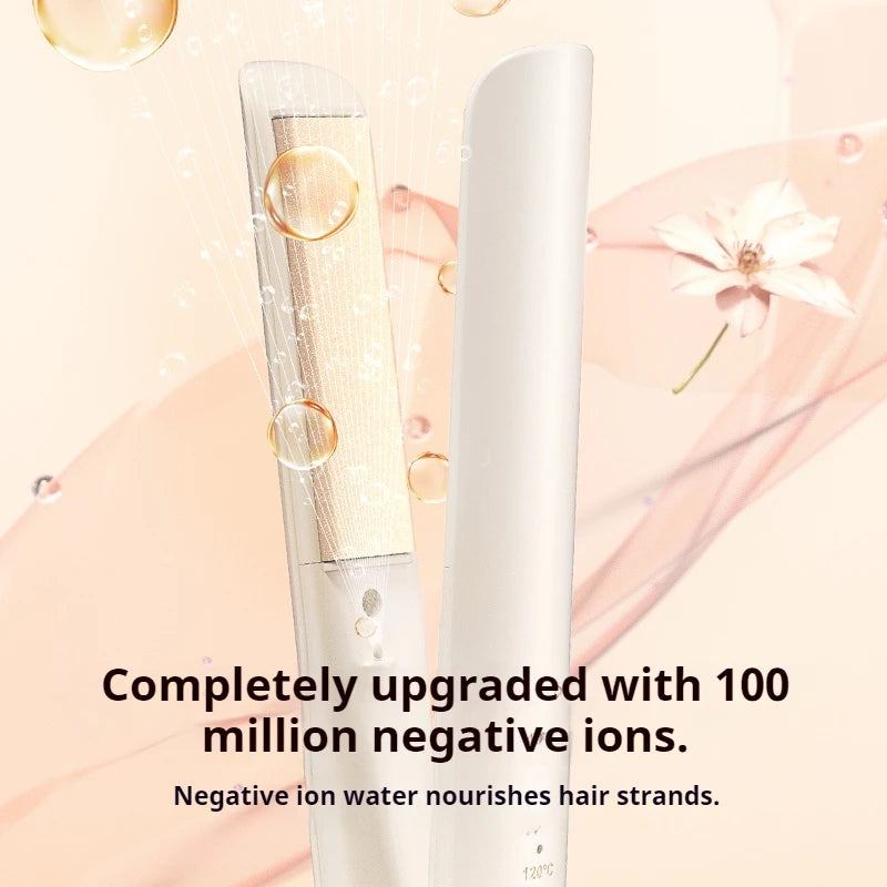 Mini 2-in-1 Ceramic Hair Straightener & Curler Flat Iron