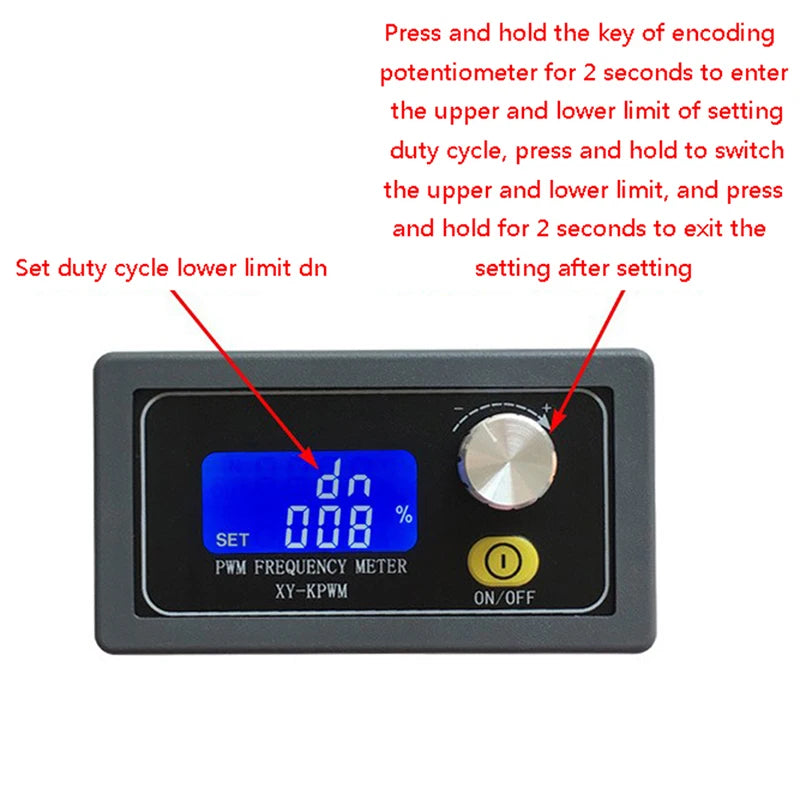 XY-KPWM PWM Signal Generator 1Hz–150KHz Duty Cycle Module