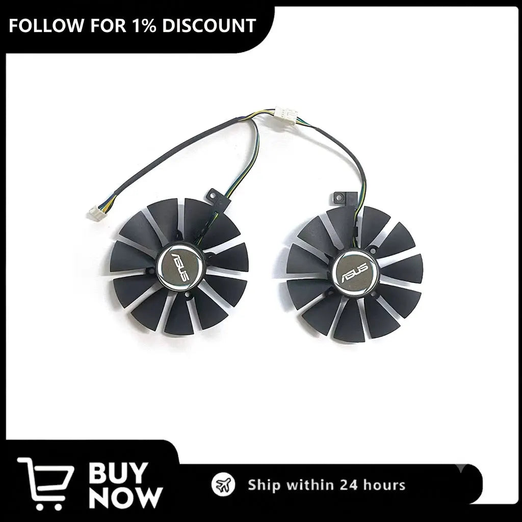 87MM GPU Cooling Fan for ASUS GTX 1070 1060 RX 480 470 570