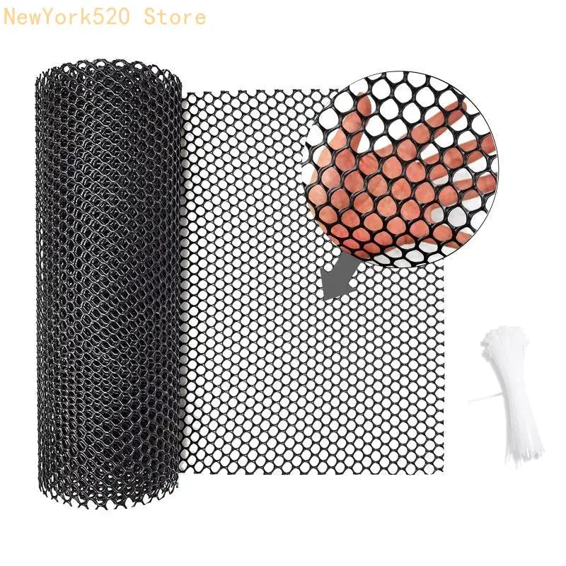 Plastic Chicken Wire Mesh Garden Fencing Net Roll 40x300cm
