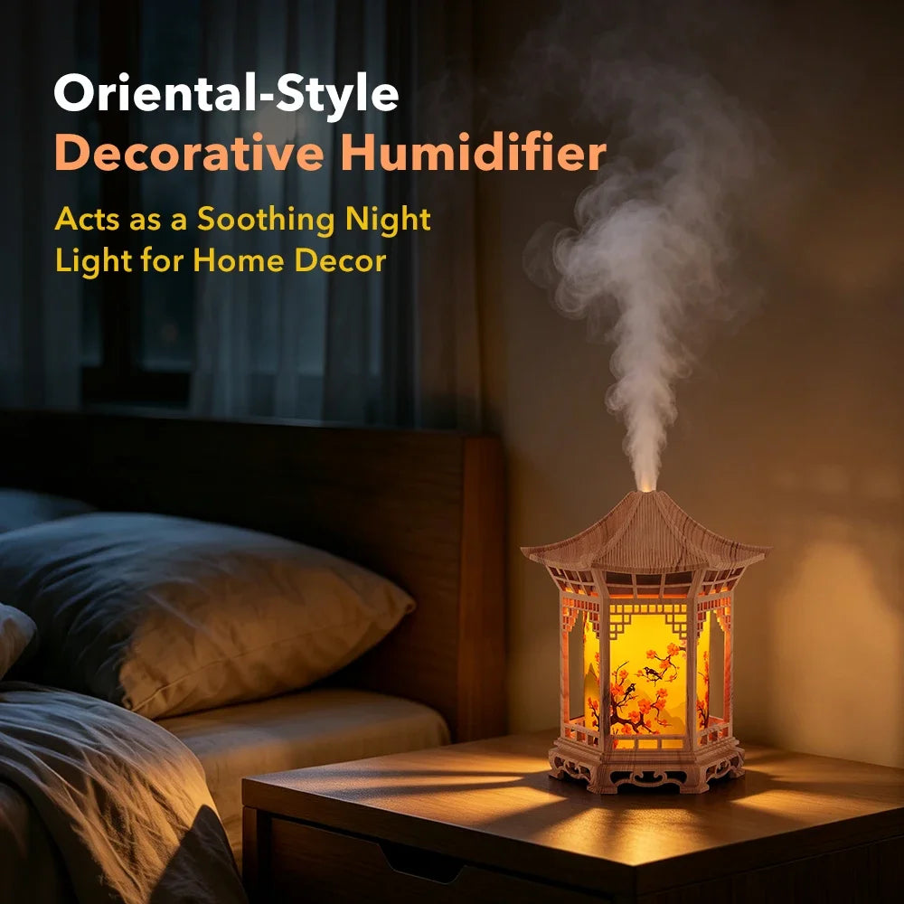 AFDEAL Mini Pavilion USB Cool Mist Humidifier with Night Light