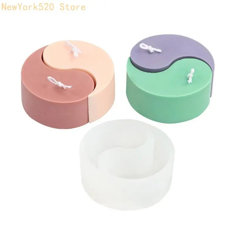 3D Geometric Silicone Craft Mold – Yin Yang Baking & DIY