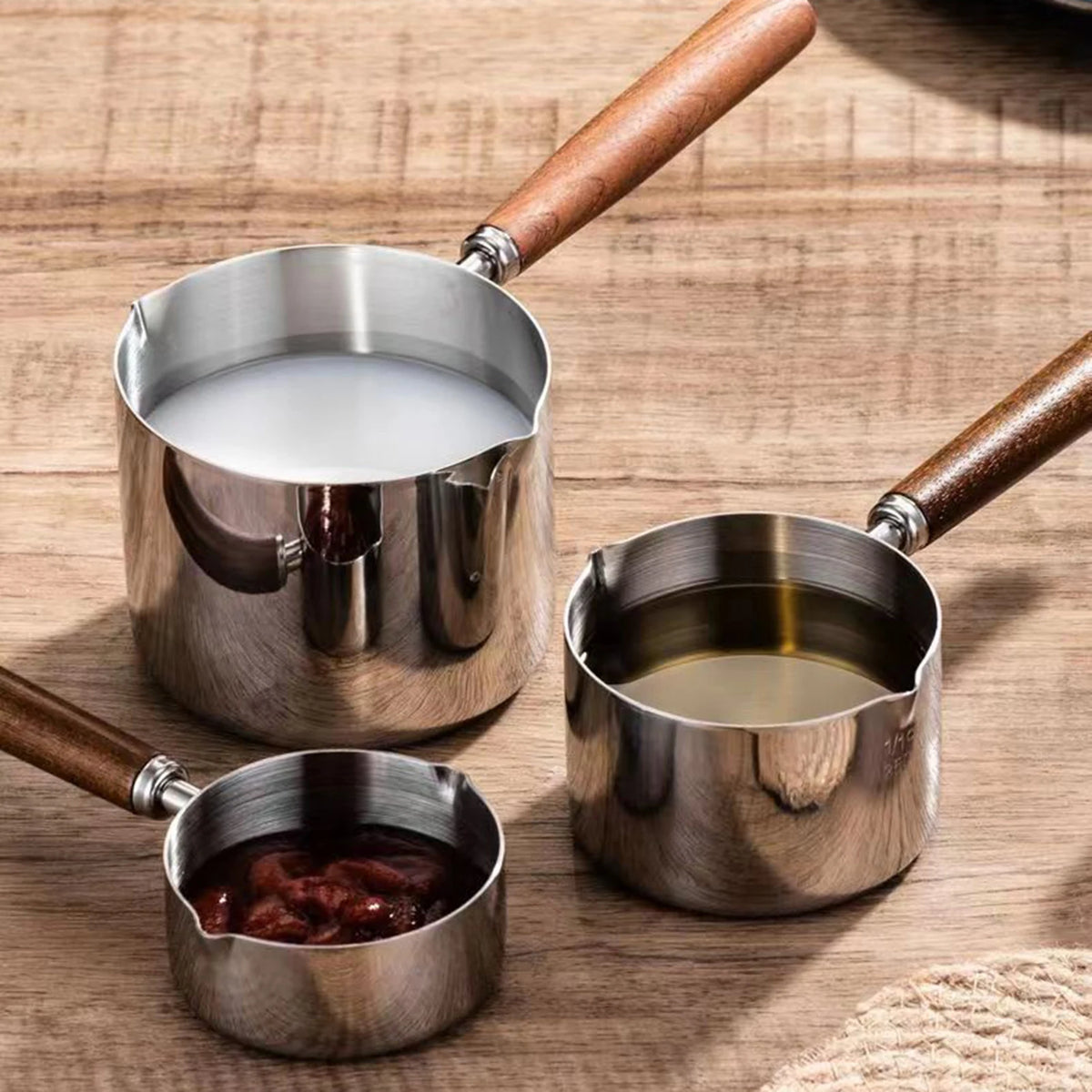 VIBE Mini Stainless Steel Saucepan – Nonstick Stovetop Stock Pot