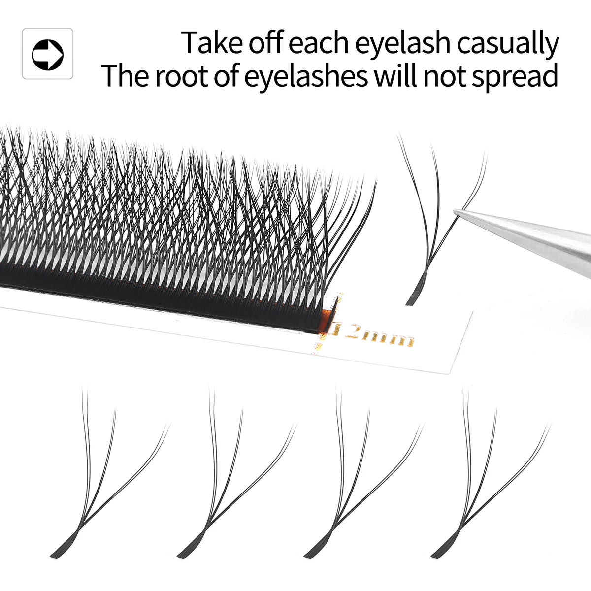 XIUSUZAKI W Bloom Premade Fan Lash Extensions 2D–8D YY