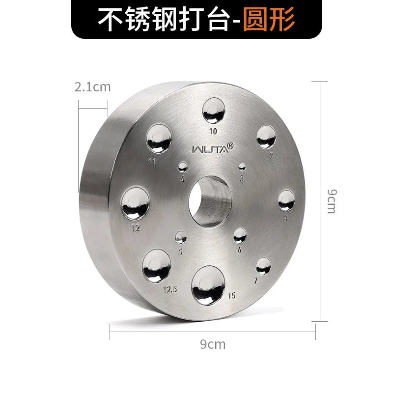 Stainless Steel Leather Hardware Set – Rivets, Buckles & Nails