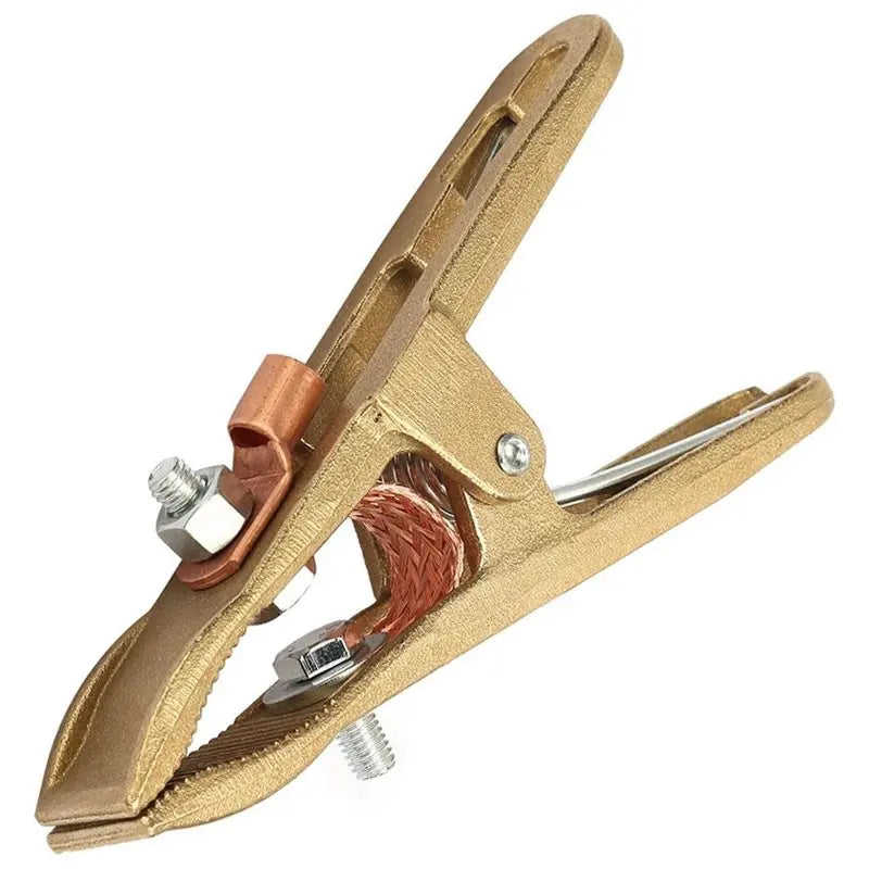 VIBE 500A Brass Welding Ground Clamp Heavy Duty Earth Clip