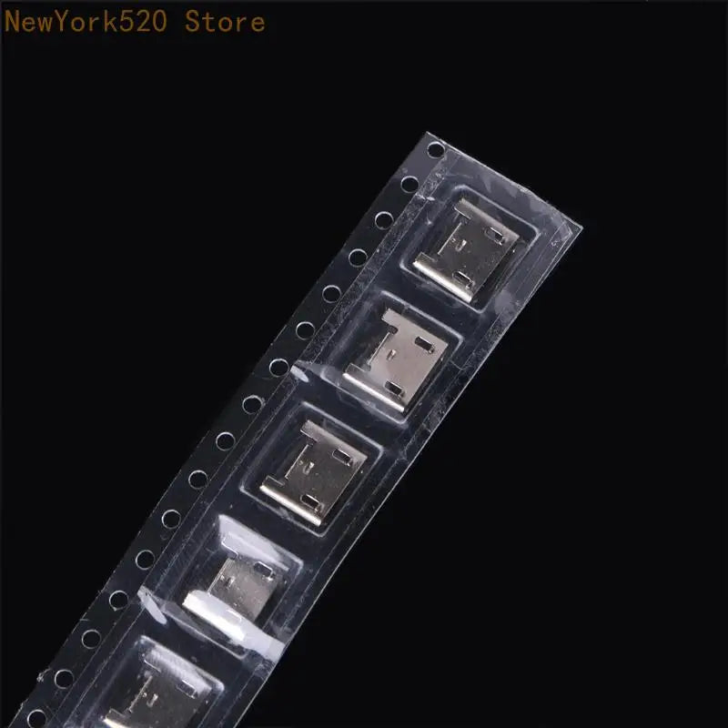 10 Pcs Micro USB Type B 5-Pin Female Socket Connector 90°