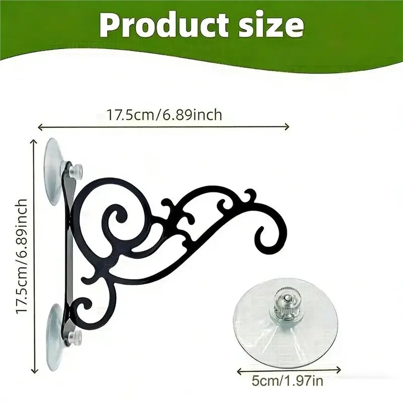 Suction Cup Window Bird Feeder Hook & Hanger Stand