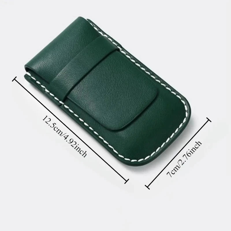Leather Watch Storage Bag – Portable Protective Travel Case