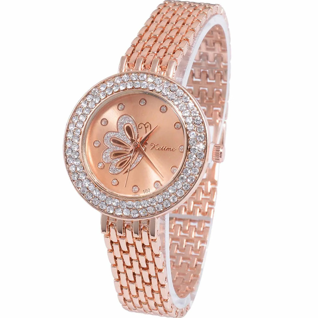 Women's Minimalist Quartz Watch Leather Strap Ladies Fashion