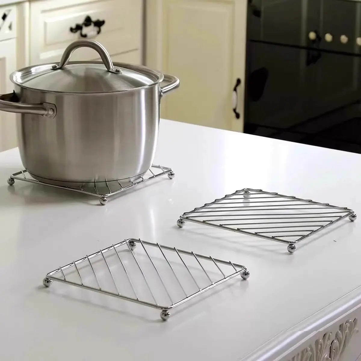 Stainless Steel Trivet Pot Mat – Kitchen Counter Protector