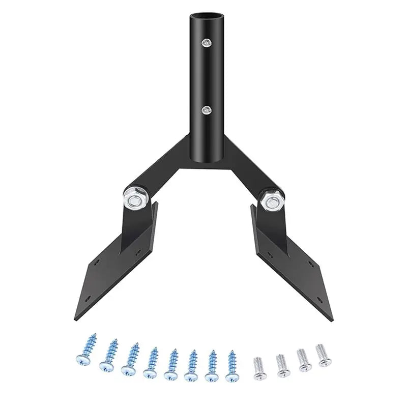 Adjustable Wind Vane Roof Mount Bracket with Hardware – Black