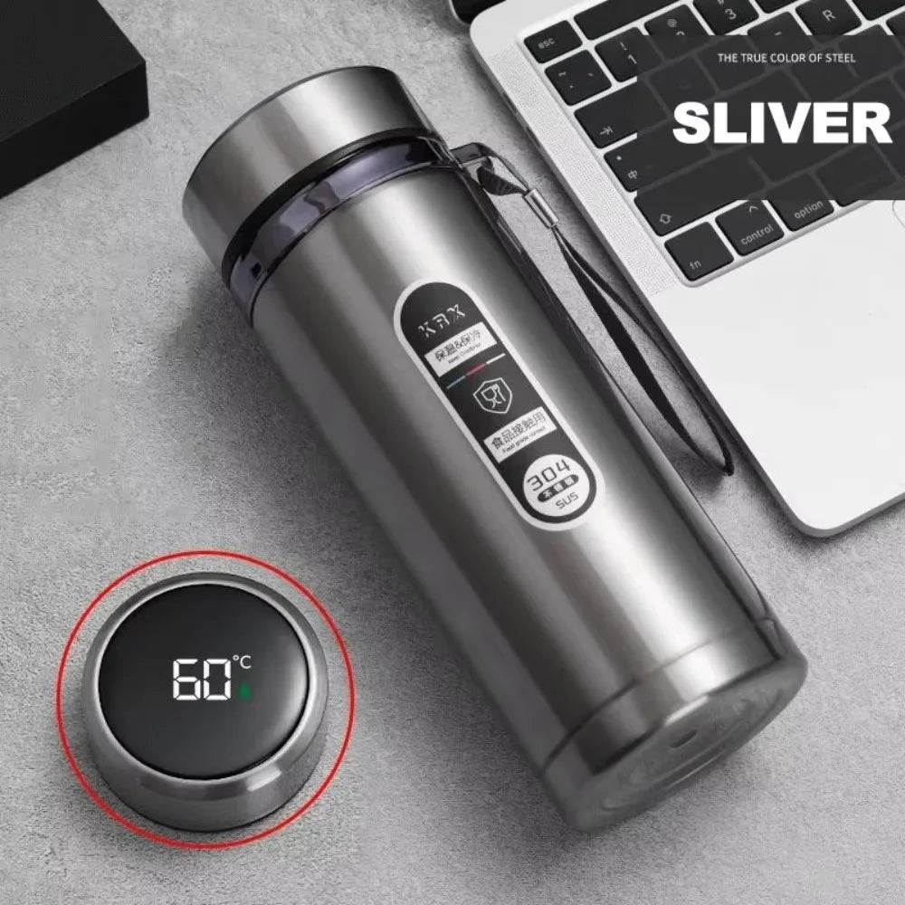500ml Insulated Water Bottle with LED Temperature Display