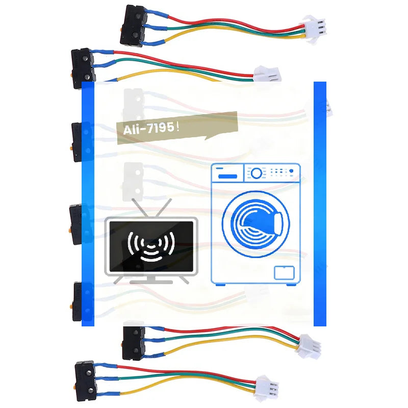 10pcs Gas Water Heater Micro Switch 3-Wire On/Off Control