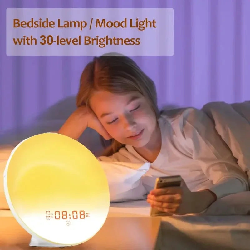 Sunrise Alarm Clock Wake Up Light – FM Radio & Night Light