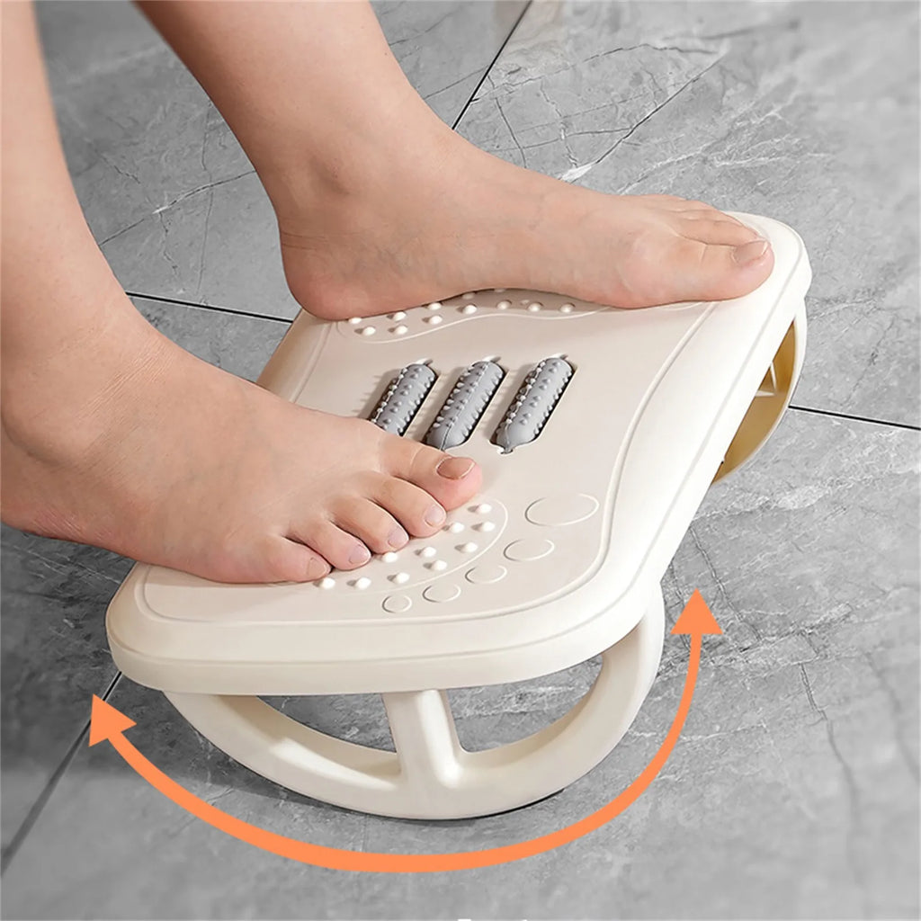 Ergonomic Rocking Footrest Under Desk | Adjustable Foot Rest Rocker