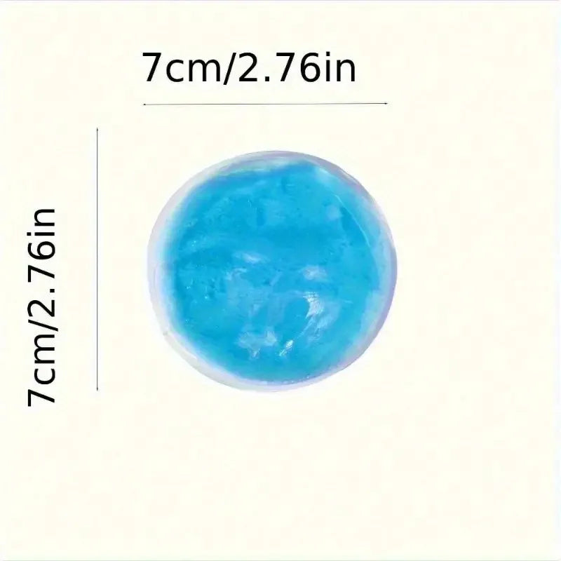 Reusable Round Gel Ice Packs – Hot & Cold Compress 2/4 Pack