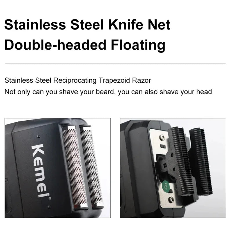 Kemei Rechargeable Hair Clipper & Trimmer Kit KM-2290 2293 1102