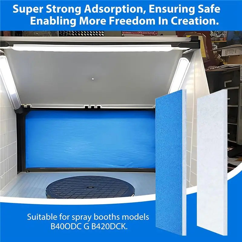 4-Piece Double Layer Fiberglass Spray Booth Filter Set