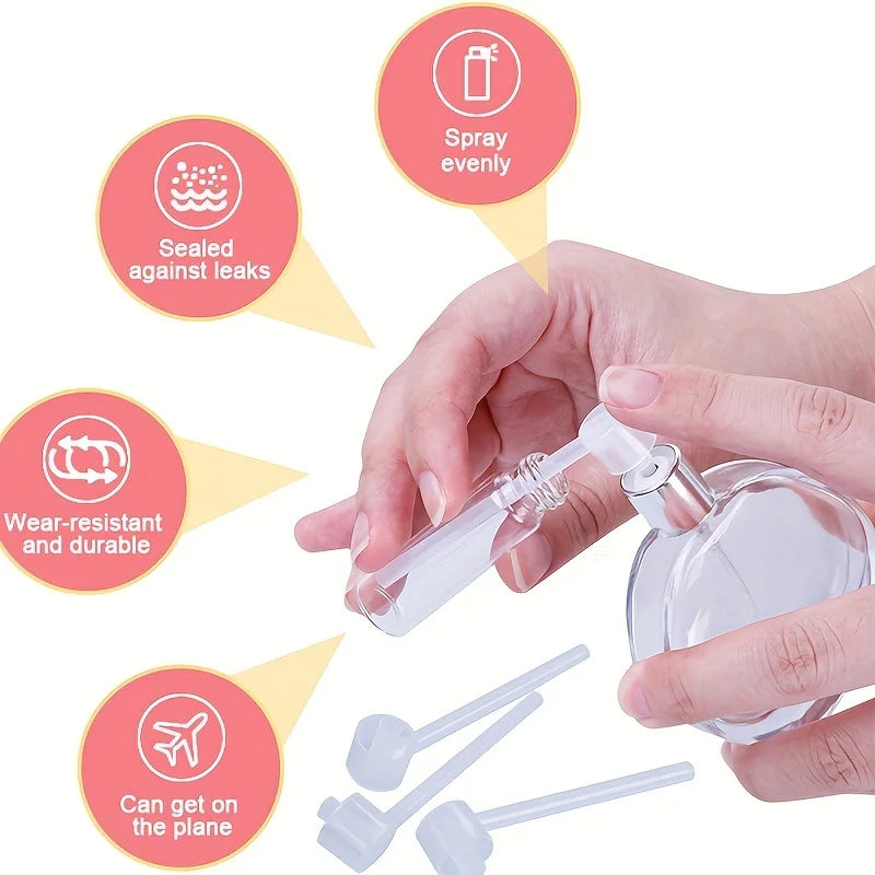 Portable Refillable Perfume Atomizer Pump Bottle – 1/2/3 Pack