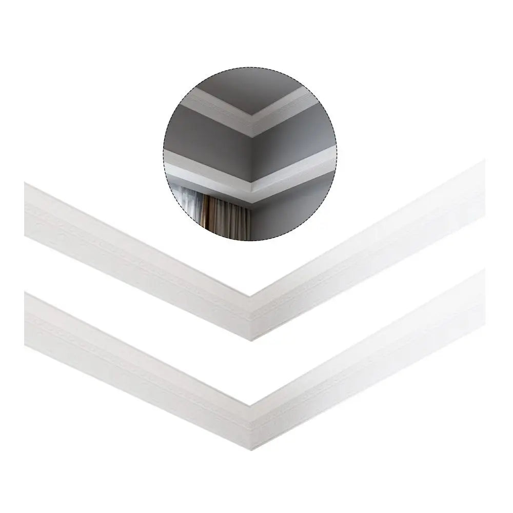 3D Self-Adhesive Wall Border Sticker 2.3m | Modern Waist Line
