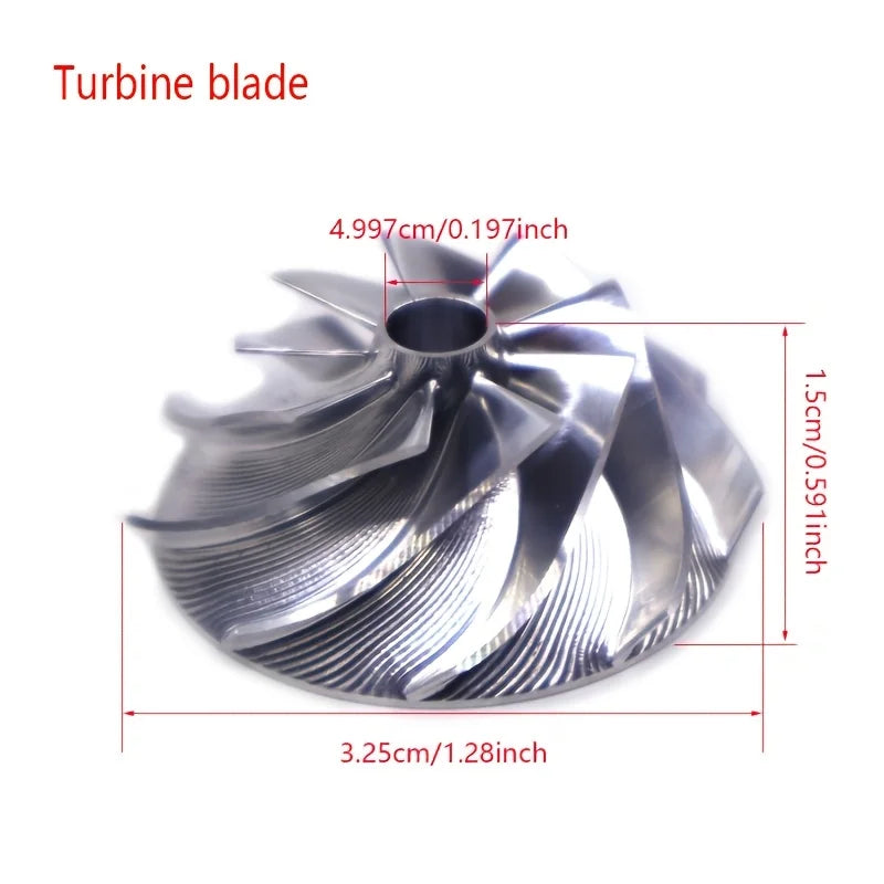 Alloy Steel Die-Cast Turbine Impeller – High-Speed Bevel Gear