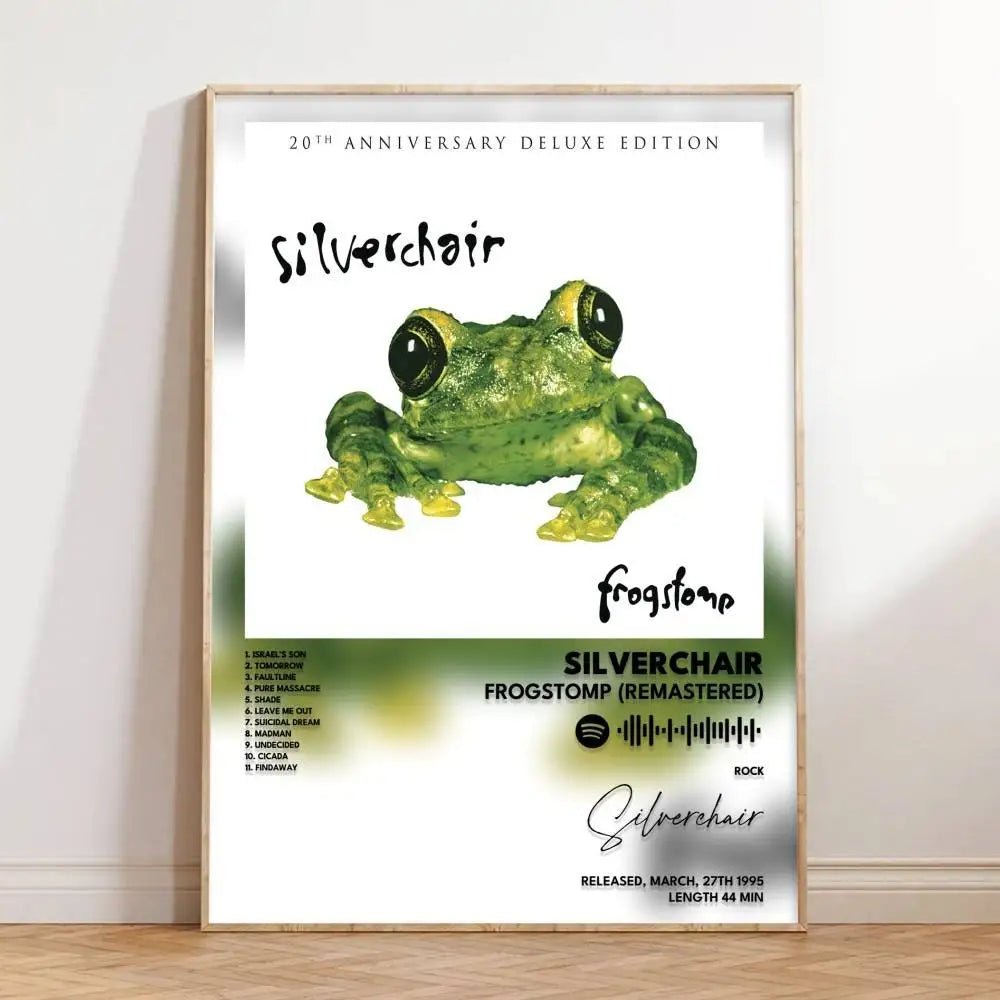 Silverchairs Self-Adhesive Art Poster – Waterproof Wall Sticker