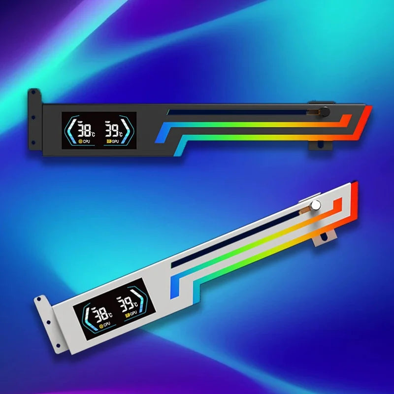 OUYUANSU Z-X6 ARGB GPU Bracket with Temperature Display