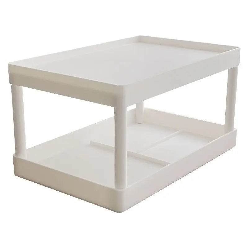 Double Layer Desktop Storage Rack Plastic Organizer | VIBE